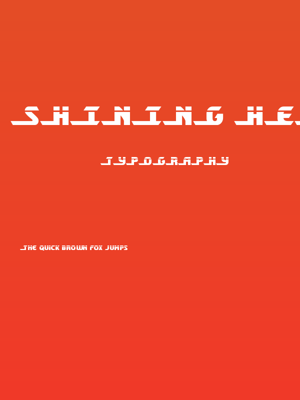 Shining Herald Laser Regular Poster