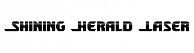 Shining Herald Laser  Free Fonts Download