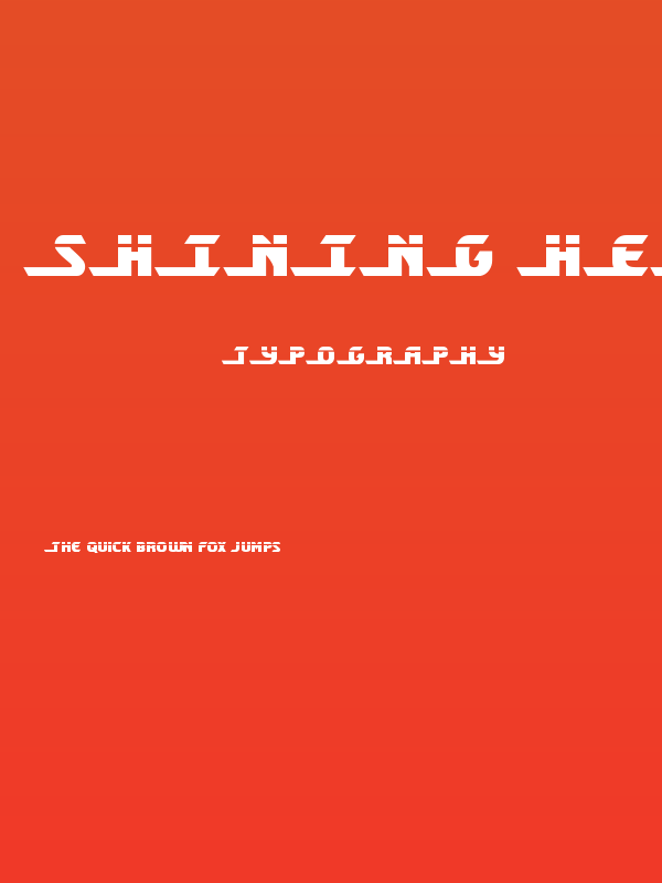 Shining Herald Laser Poster