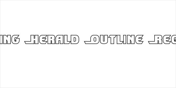 Shining Herald Outline Regular Logo