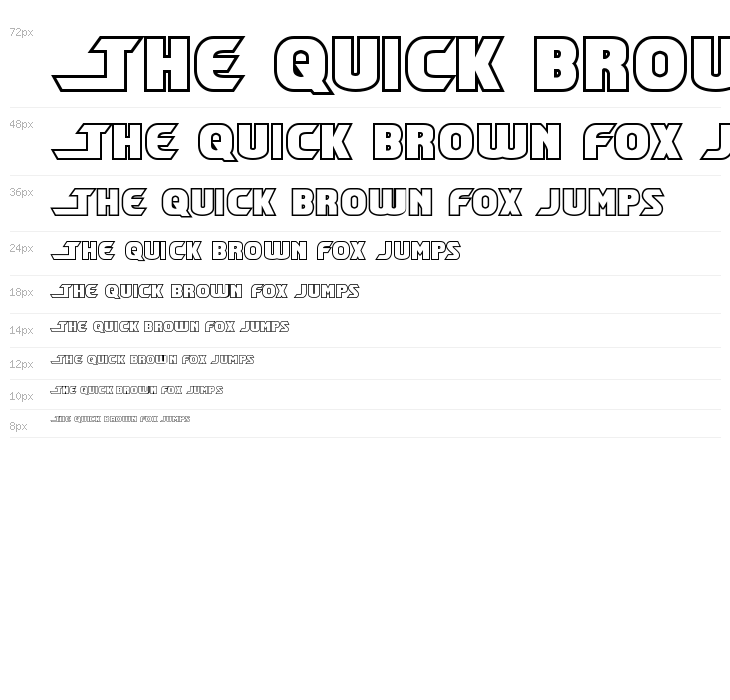 Shining Herald Outline Regular Waterfall