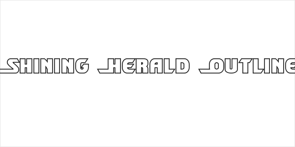 Shining Herald Outline Logo