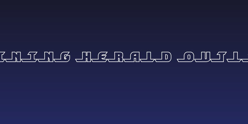 Shining Herald Outline Social Header