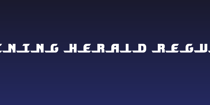 Shining Herald Regular Social Header