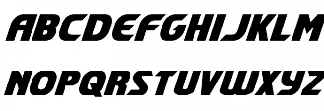 Shining Herald Semi-Italic 字体 小写