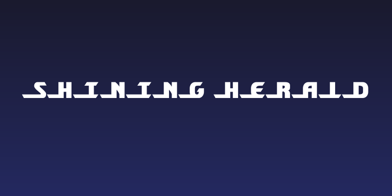 Shining Herald Social Header