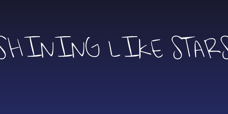 Shining Like Stars Social Header