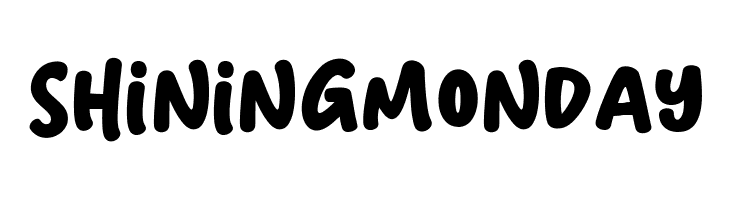 Shining Monday  font caratteri gratis