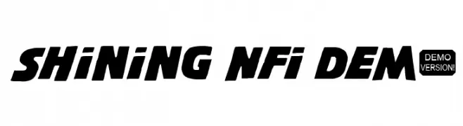 Shining NFI Demo  Free Fonts Download