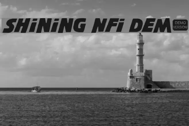 Shining NFI Demo フォント examples