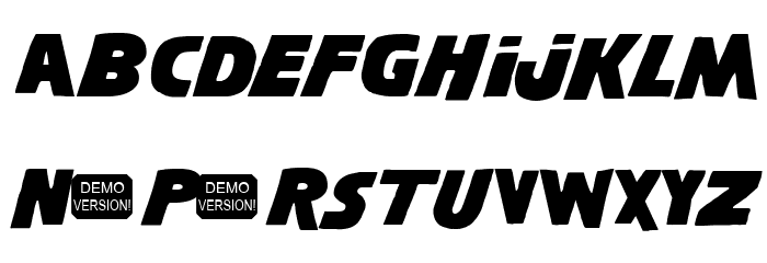 Shining NFI Demo Font LOWERCASE