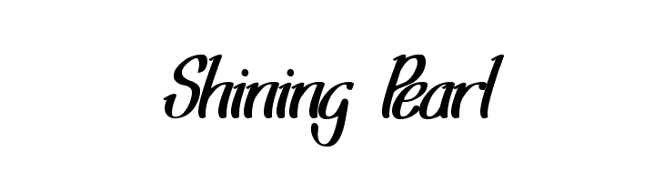 Shining Pearl  नि: शुल्क फ़ॉन्ट्स डाउनलोड