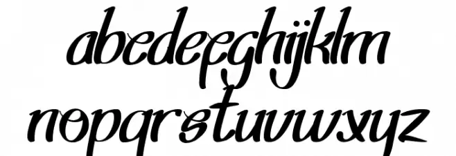 Shining Pearl Font LOWERCASE