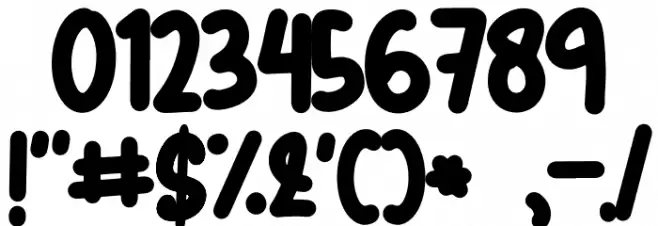 Shining Stars Font OTHER CHARS