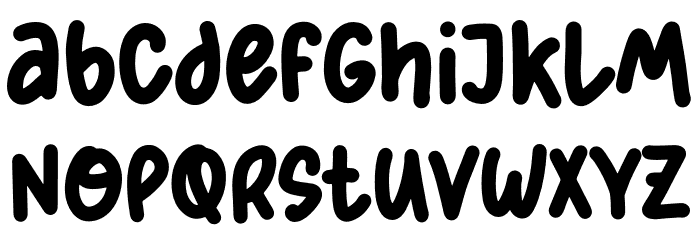 Shining Stars Font LOWERCASE