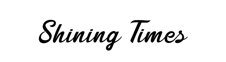 Shining Times  フリーフォントのダウンロード