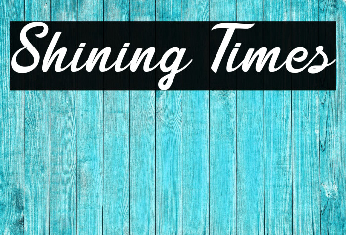Shining Times Example 2