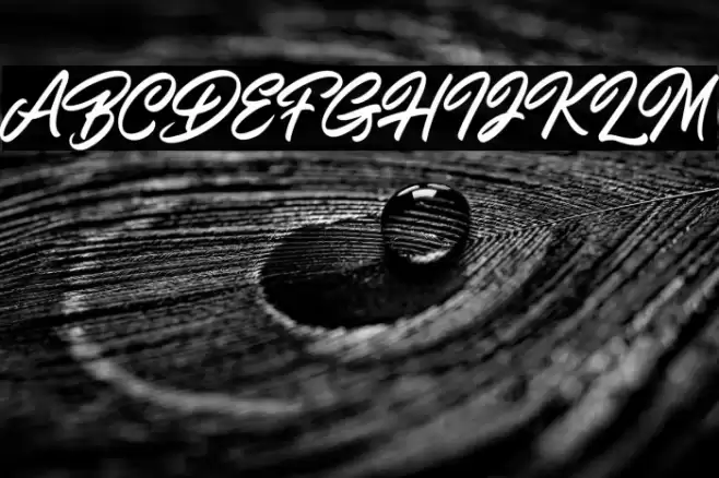 ShiningOnDemo Font examples