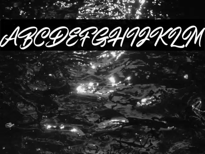 ShiningOnDemo Font examples