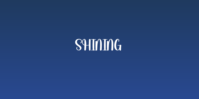 Shining Social Header