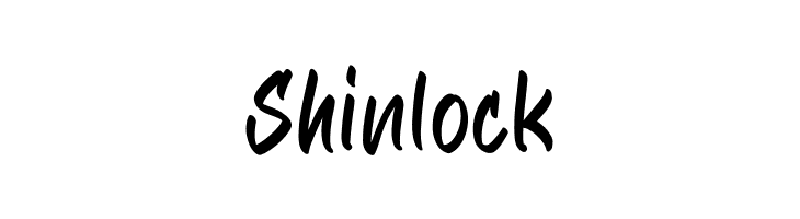Shinlock  नि: शुल्क फ़ॉन्ट्स डाउनलोड