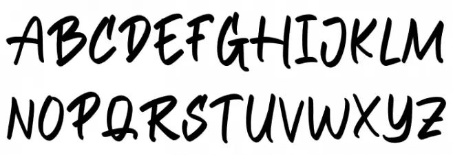 Shinlock Schriftart Groß