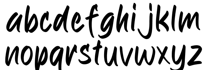 Shinlock Font LOWERCASE