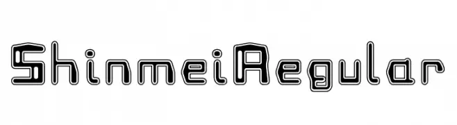 Shinmei Regular  Frei Schriftart Herunterladen