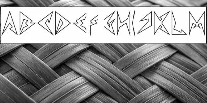 Shinobi Ninja-Hollow-Inverse Font examples