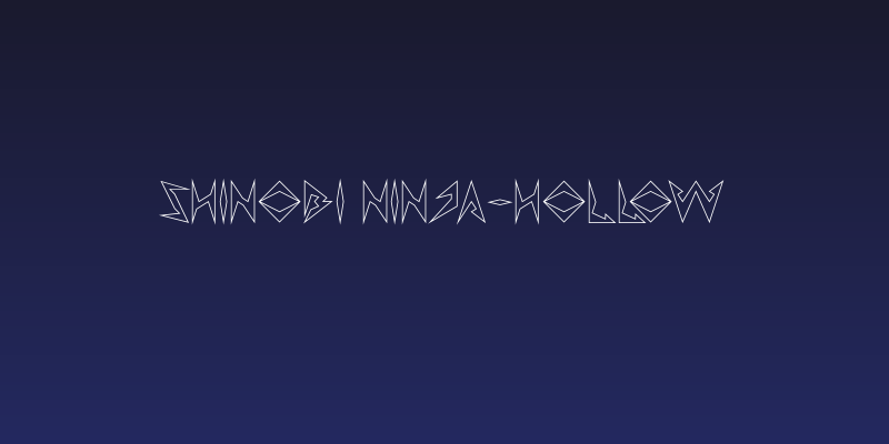 Shinobi Ninja-Hollow Social Header