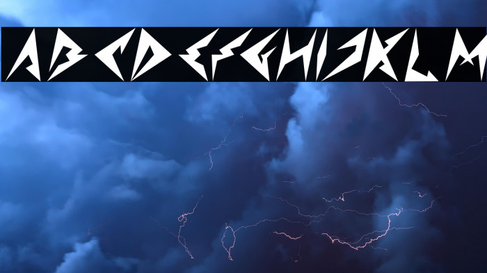 Shinobi Ninja Italic Example 1