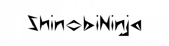 Shinobi Ninja  Fuentes Gratis Descargar