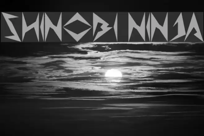 Shinobi Ninja Font examples