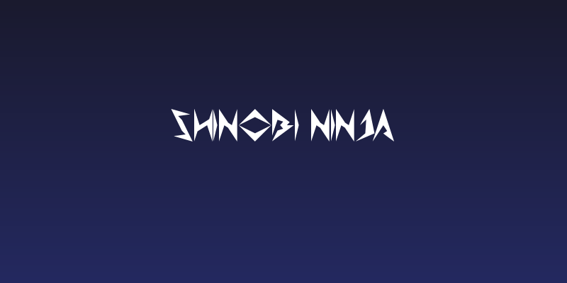 Shinobi Ninja Social Header