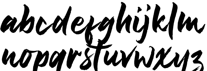 Shintaku Demo Font LOWERCASE