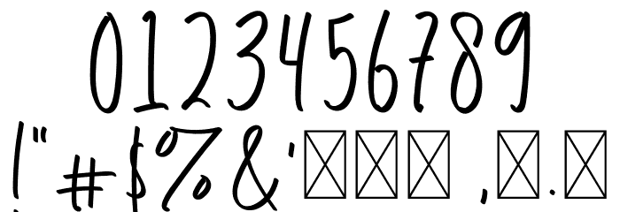 ShinthinkFree Font OTHER CHARS
