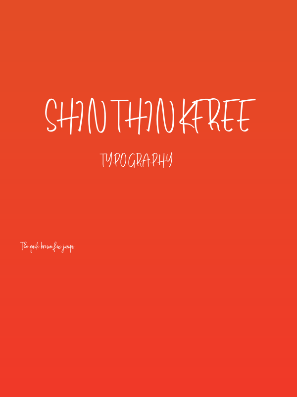 ShinthinkFree Poster