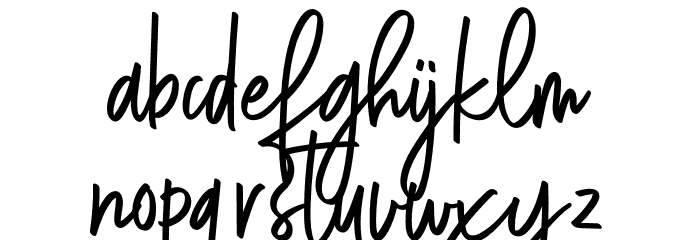 ShinthinkFree Font LOWERCASE