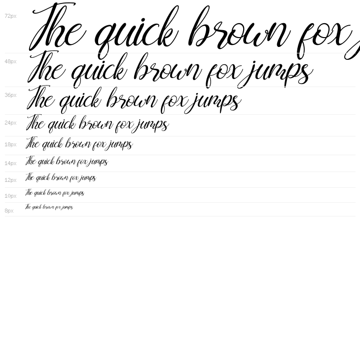 Shintia Italic Italic Waterfall