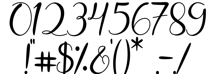 Shintia Font OTHER CHARS