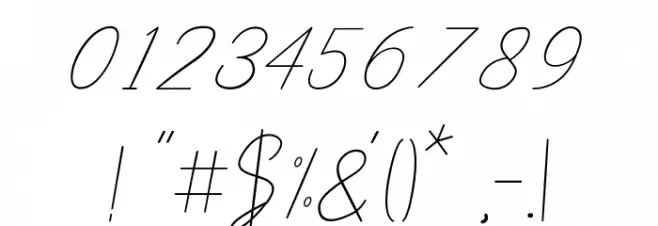 Shinttya Font OTHER CHARS