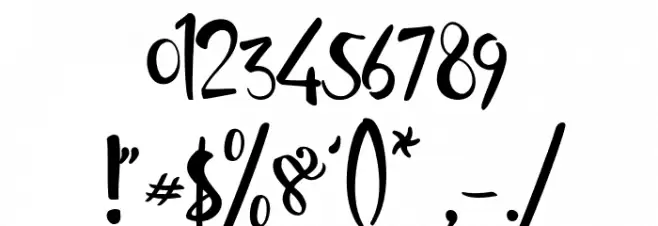 Shintya Font OTHER CHARS