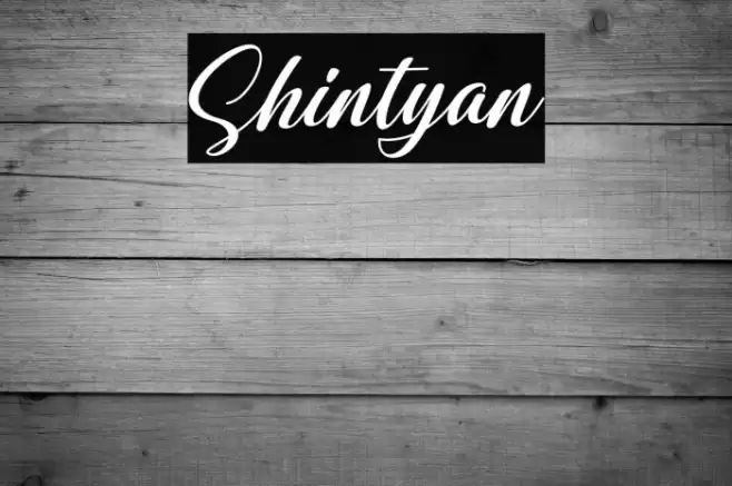 Shintyan Font examples