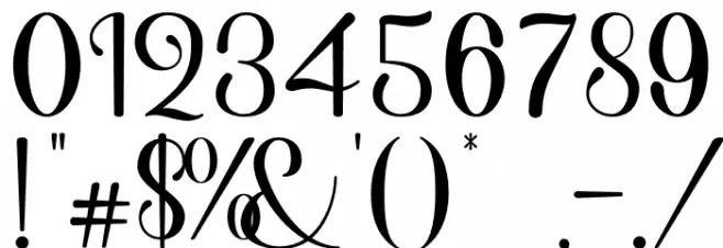 Shiny Aisyah Font OTHER CHARS