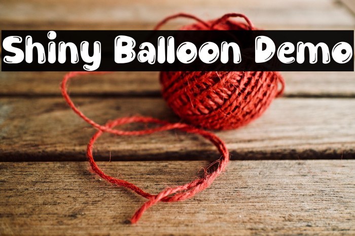 Shiny Balloon Demo Example 1
