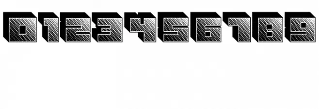 Shiny Blocks Less Gloss Regular Font OTHER CHARS