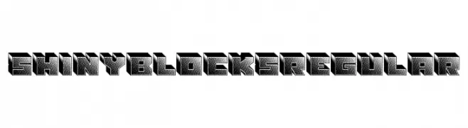 Shiny Blocks Regular  Frei Schriftart Herunterladen