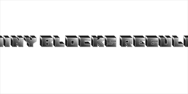 Shiny Blocks Regular Logo