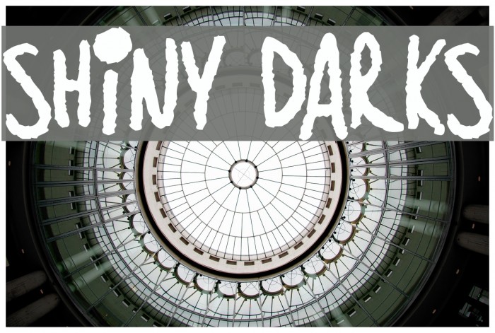 Shiny Darks Font examples