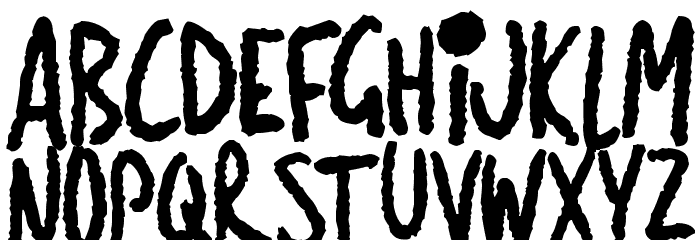 Shiny Darks Font LOWERCASE
